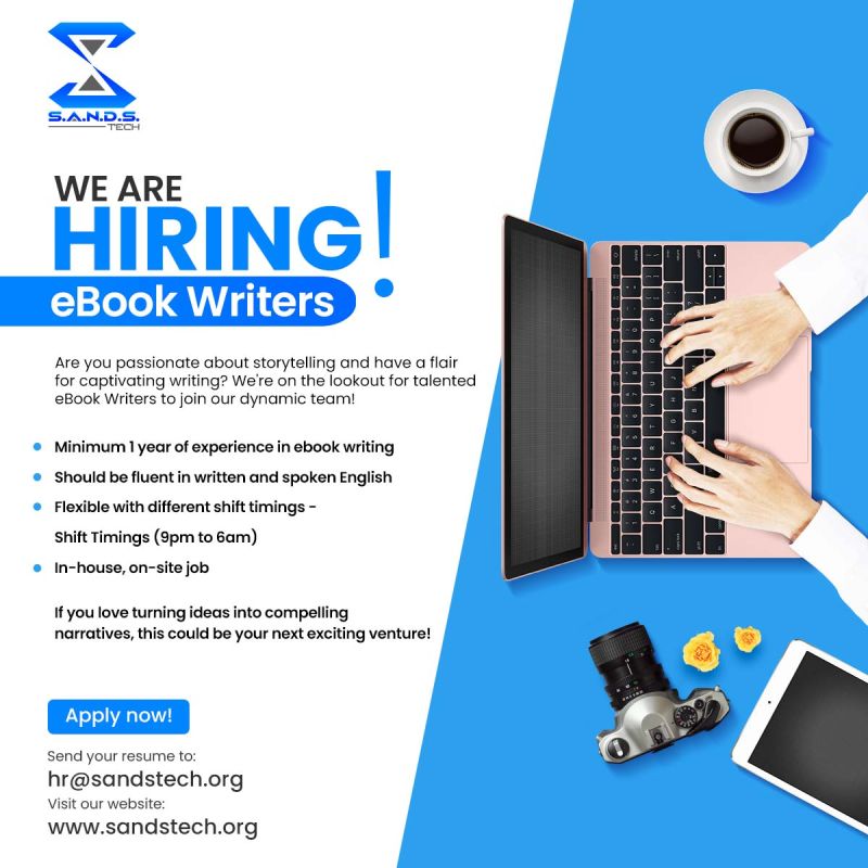 eBook Writer Jobs in Karachi 2024