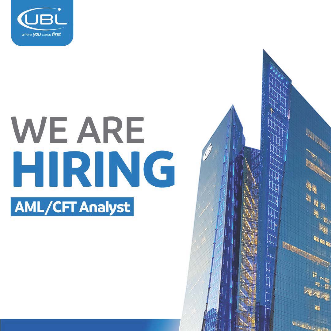 AML CFT Analyst Jobs in Karachi 2024