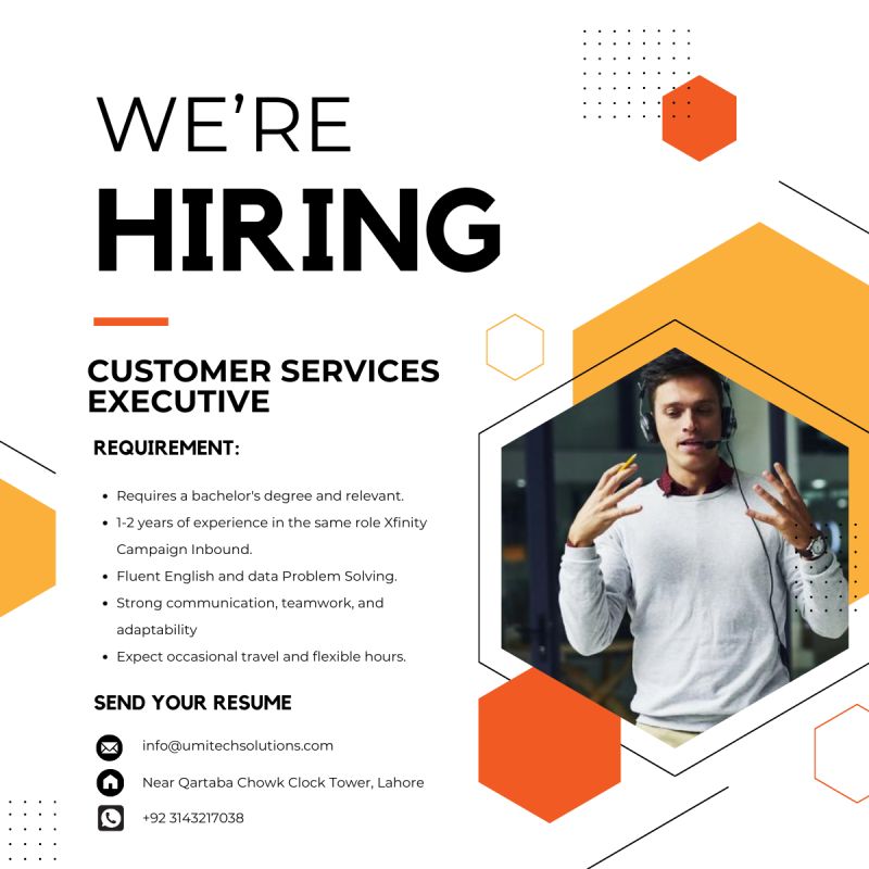 Customer Service Executive Jobs in Lahore 2024