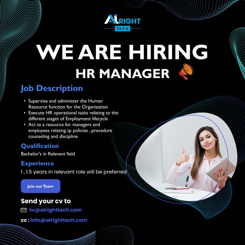 HR Manager Jobs in Rawalpindi 2024
