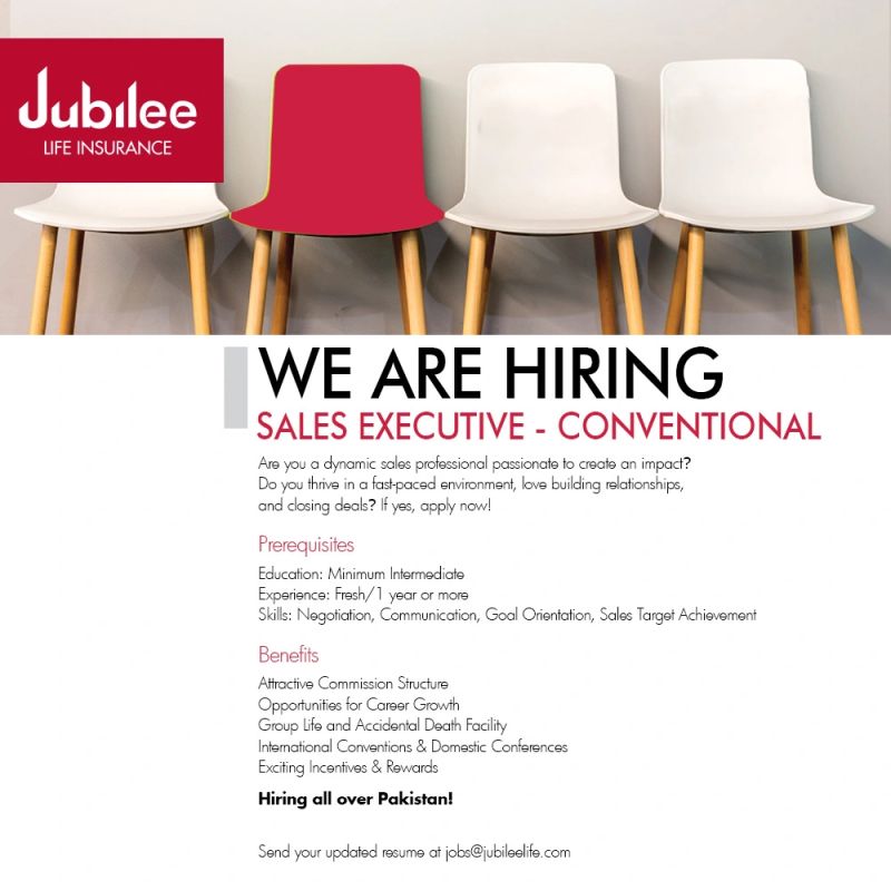 Sales Executive Conventional Jobs in Pakistan 2024
