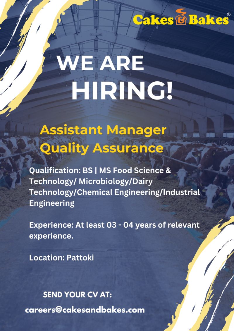 Assistant Manager Quality Assurance Jobs in Pattoki 2024