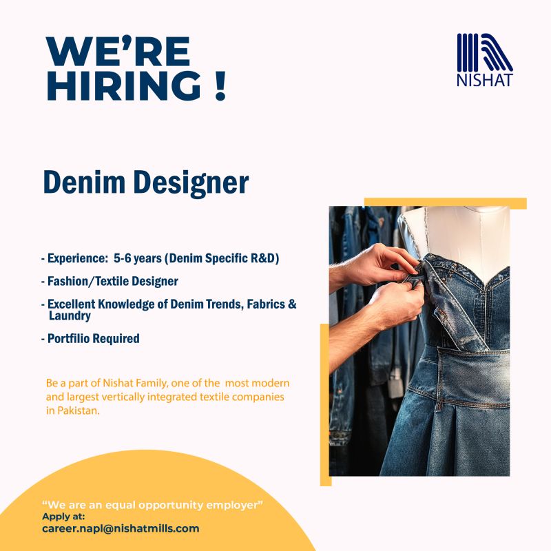 Denim Designer Jobs in Lahore 2024